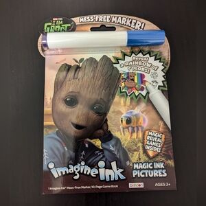 NWT "I am Groot" Magic Ink Activity Book